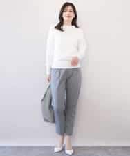 FIFFD01054 OFUON le MK(オフオン　ル　エムケー) ハイネックハイゲージニット/UVカット/洗える/WEB限定サイズあり ライトピンク