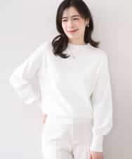 FIFFD01054 OFUON le MK(オフオン　ル　エムケー) ハイネックハイゲージニット/UVカット/洗える/WEB限定サイズあり ホワイト