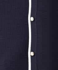 FIFFD03100 OFUON le MK(オフオン　ル　エムケー) 配色ラインアンサンブル（カーディガン&ニットプルオーバー）/UVカット/洗える/WEB限定サイズあり ライトピンク