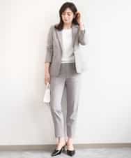 FIFGD02050 OFUON le MK(オフオン　ル　エムケー) ハイゲージ五分袖ニット/接触冷感/洗える/WEB限定サイズあり イエロー