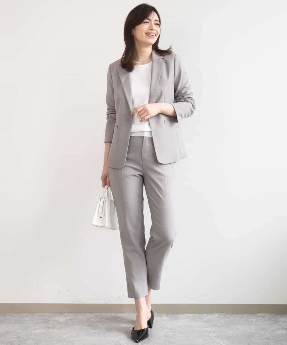 FIFGD02050 OFUON le MK(オフオン　ル　エムケー) ハイゲージ五分袖ニット/接触冷感/洗える/WEB限定サイズあり イエロー