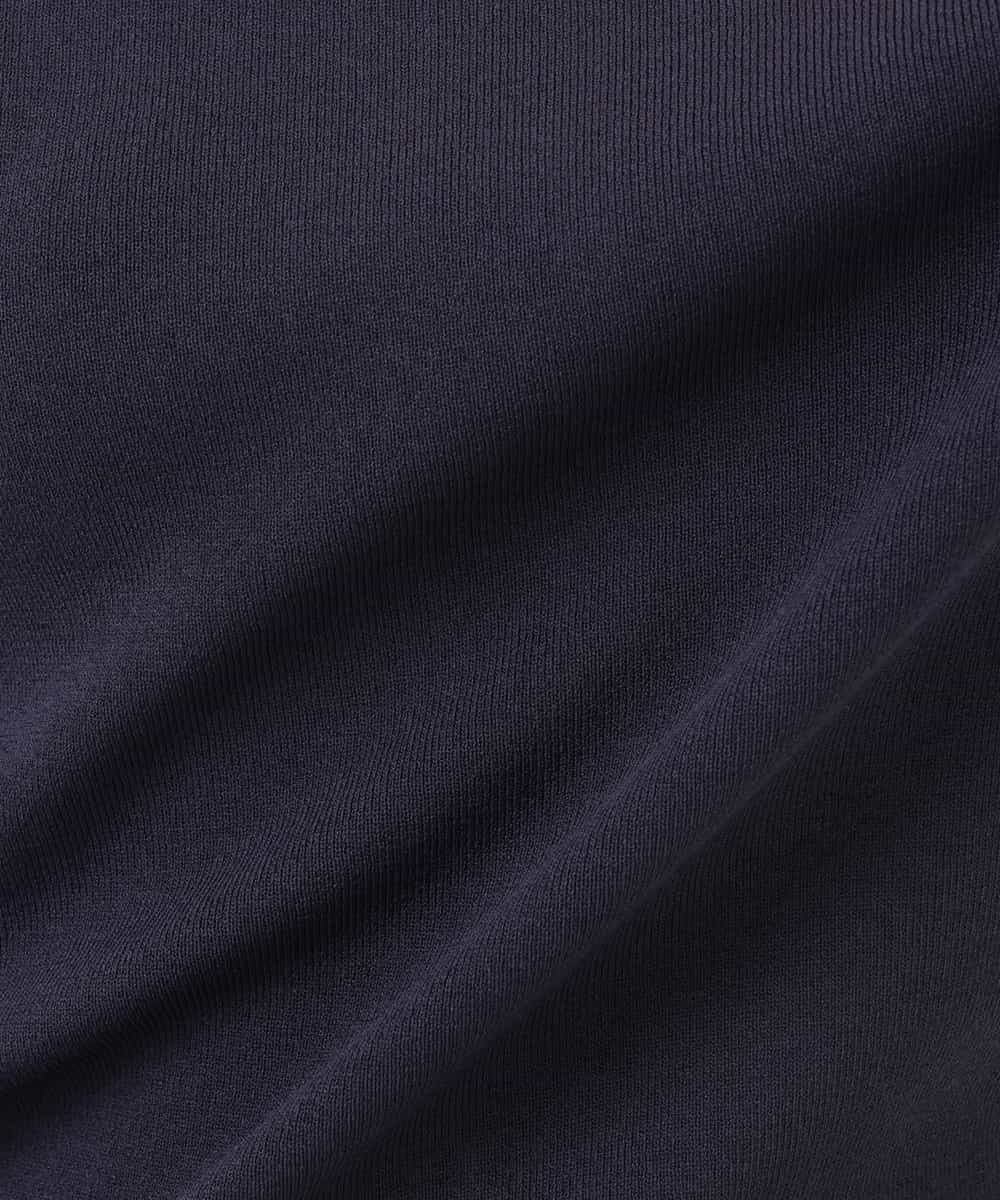 FIFGD02050 OFUON le MK(オフオン　ル　エムケー) ハイゲージ五分袖ニット/接触冷感/洗える/WEB限定サイズあり イエロー