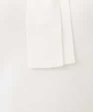 FIFGD20063 OFUON le MK(オフオン　ル　エムケー) ボウタイデザイン六分袖ニット/接触冷感/洗える/WEB限定サイズあり ブルー