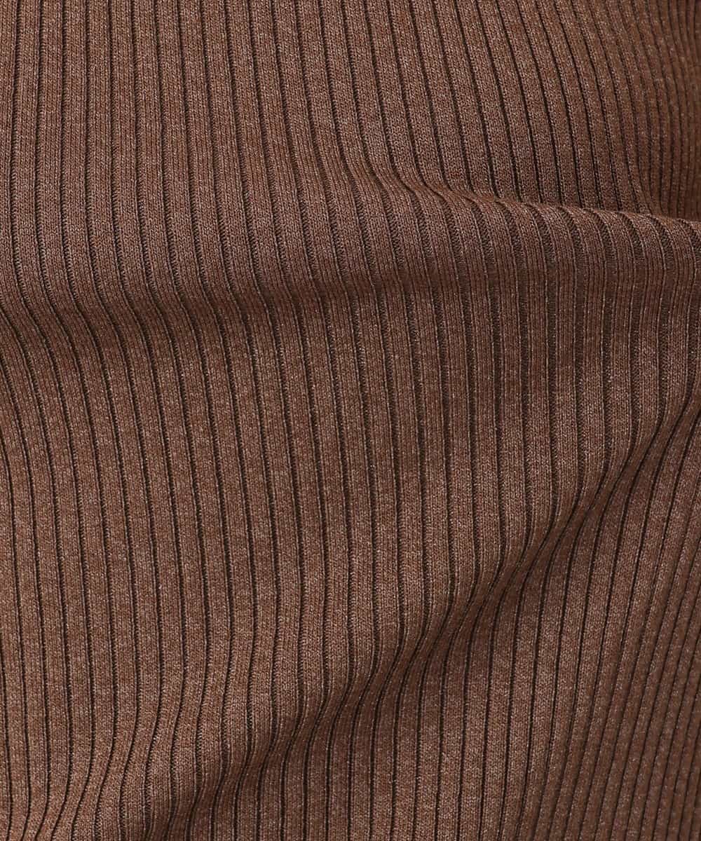 FIFGD26060 OFUON le MK(オフオン　ル　エムケー) スパークナイロン半袖ニット/洗える/アンサンブル対応/WEB限定サイズあり ライトグリーン