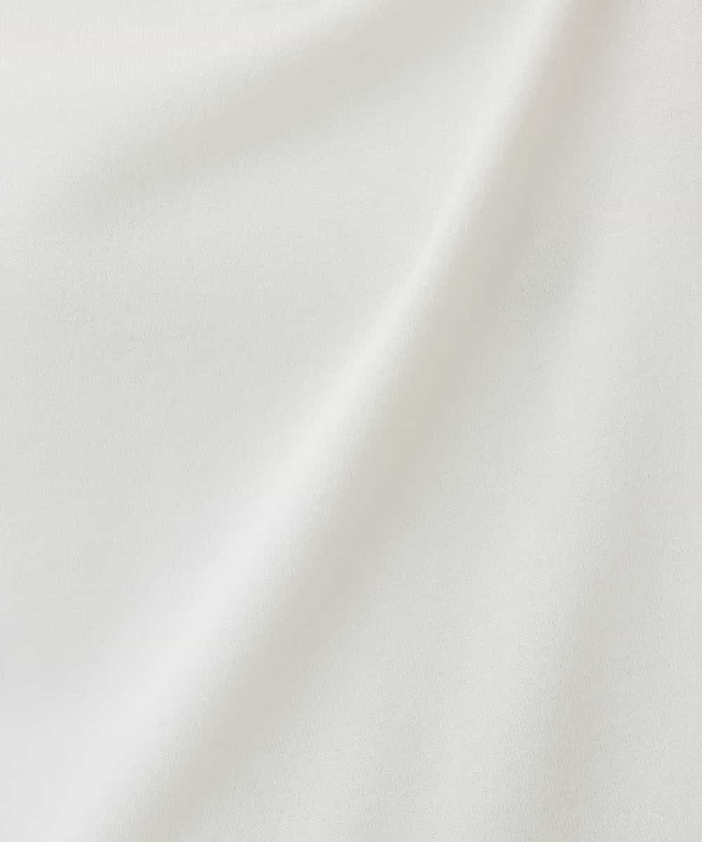 FIFHD30070 OFUON le MK(オフオン　ル　エムケー) ハイゲージパール付きキーネックニット/接触冷感/UVカット/洗える/WEB限定サイズあり ブルーグリーン