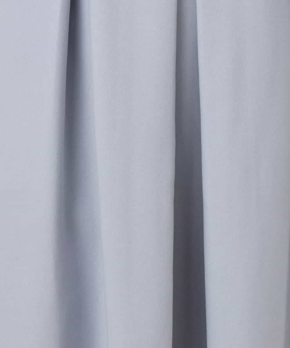 FIHDD06080 OFUON le MK(オフオン　ル　エムケー) タックフレアースカート/洗える ライトブルー