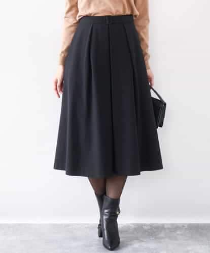 FIHDD06080 OFUON le MK タックフレアースカート/洗える