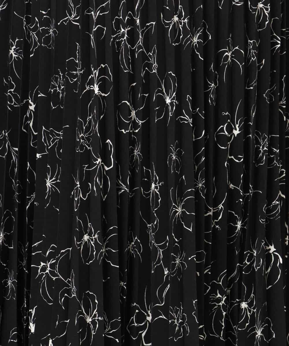 FIHFD06090 OFUON le MK(オフオン　ル　エムケー) ラインフラワープリーツスカート/洗える/WEB限定サイズあり ライトピンク