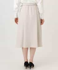 FIHFD10090 OFUON le MK(オフオン　ル　エムケー) [セットアップ対応]ライトラブルクロス ウエストタックスカート/洗える/WEB限定サイズあり ベージュ
