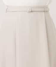 FIHFD10090 OFUON le MK(オフオン　ル　エムケー) [セットアップ対応]ライトラブルクロス ウエストタックスカート/洗える/WEB限定サイズあり ベージュ