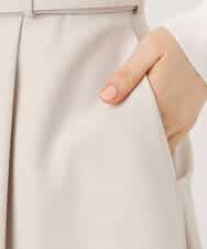 FIHFD10090 OFUON le MK(オフオン　ル　エムケー) [セットアップ対応]ライトラブルクロス ウエストタックスカート/洗える/WEB限定サイズあり ベージュ