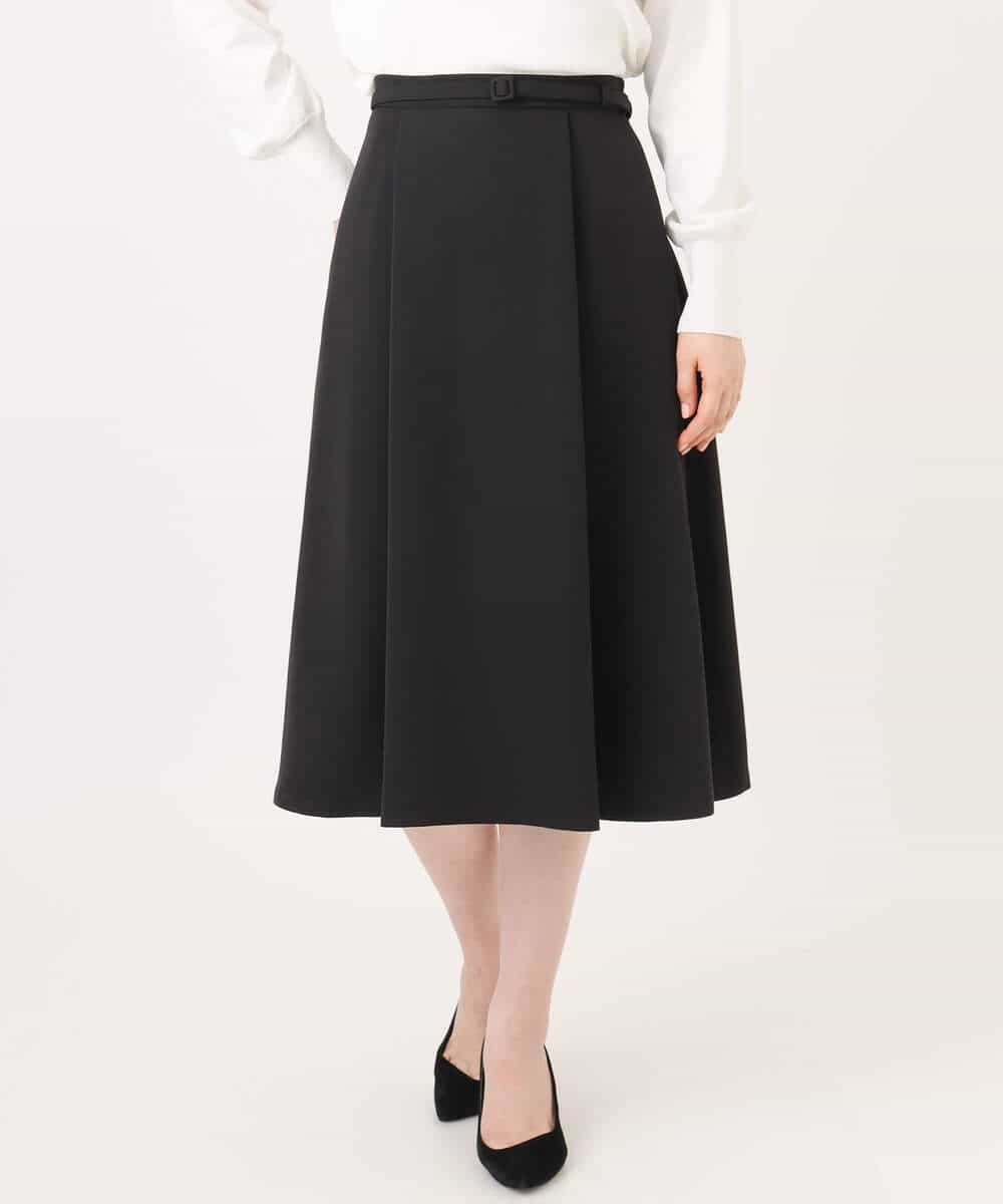 FIHFD10090 OFUON le MK(オフオン　ル　エムケー) [セットアップ対応]ライトラブルクロス ウエストタックスカート/洗える/WEB限定サイズあり ベージュ