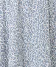 FIHFD40080 OFUON le MK(オフオン　ル　エムケー) カリグラフィープリント ジャージスカート/洗える/WEB限定サイズあり ネイビー