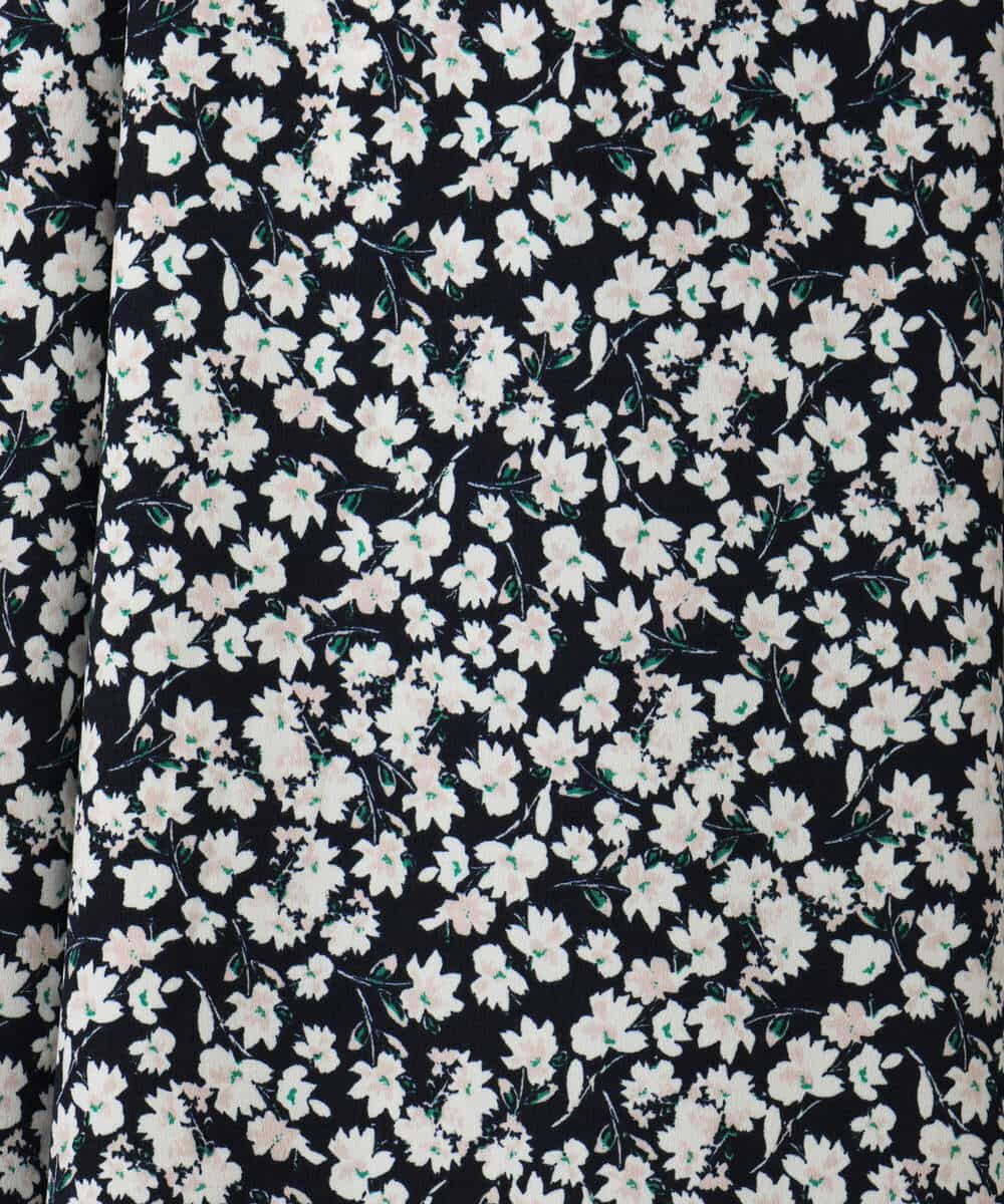 FIHGD13090 OFUON le MK(オフオン　ル　エムケー) レトロフラワープリントスカート/洗える ベージュ