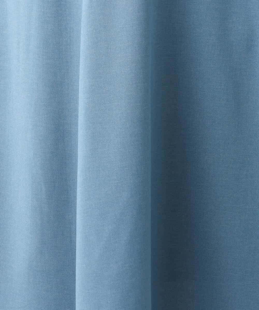 FIHGV08080 OFUON(オフオン　ル　エムケー) ベーシックストレッチフレアースカート/洗える ブルー