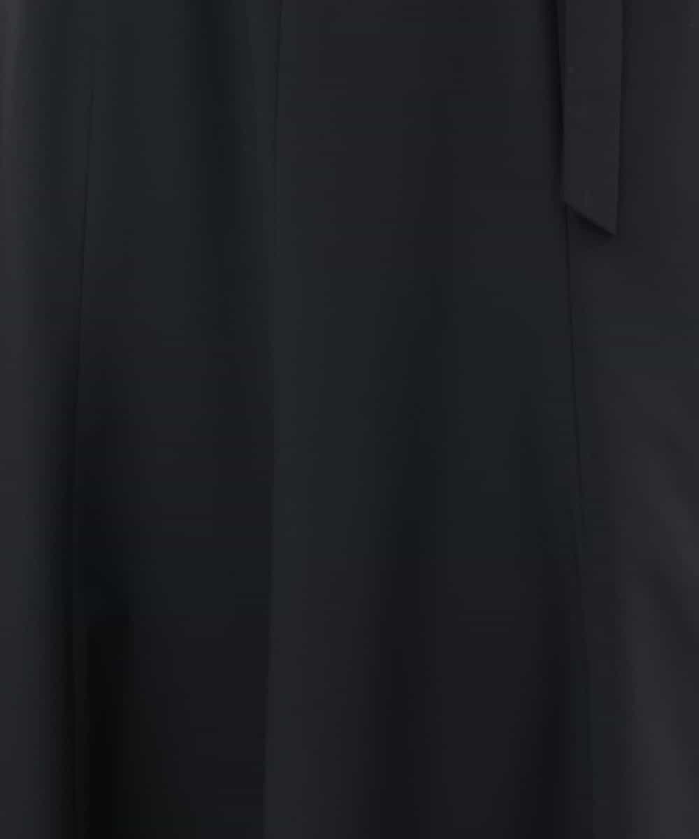 FIHHD27090 OFUON le MK(オフオン　ル　エムケー) ベルト付きフレアスカート/接触冷感/UVカット/洗える/セットアップ可 ネイビー