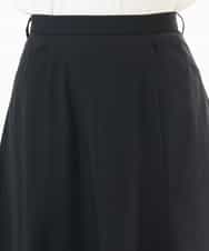 FIHHD27090 OFUON le MK(オフオン　ル　エムケー) ベルト付きフレアスカート/接触冷感/UVカット/洗える/セットアップ可 ネイビー