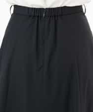 FIHHD27090 OFUON le MK(オフオン　ル　エムケー) ベルト付きフレアスカート/接触冷感/UVカット/洗える/セットアップ可 ネイビー