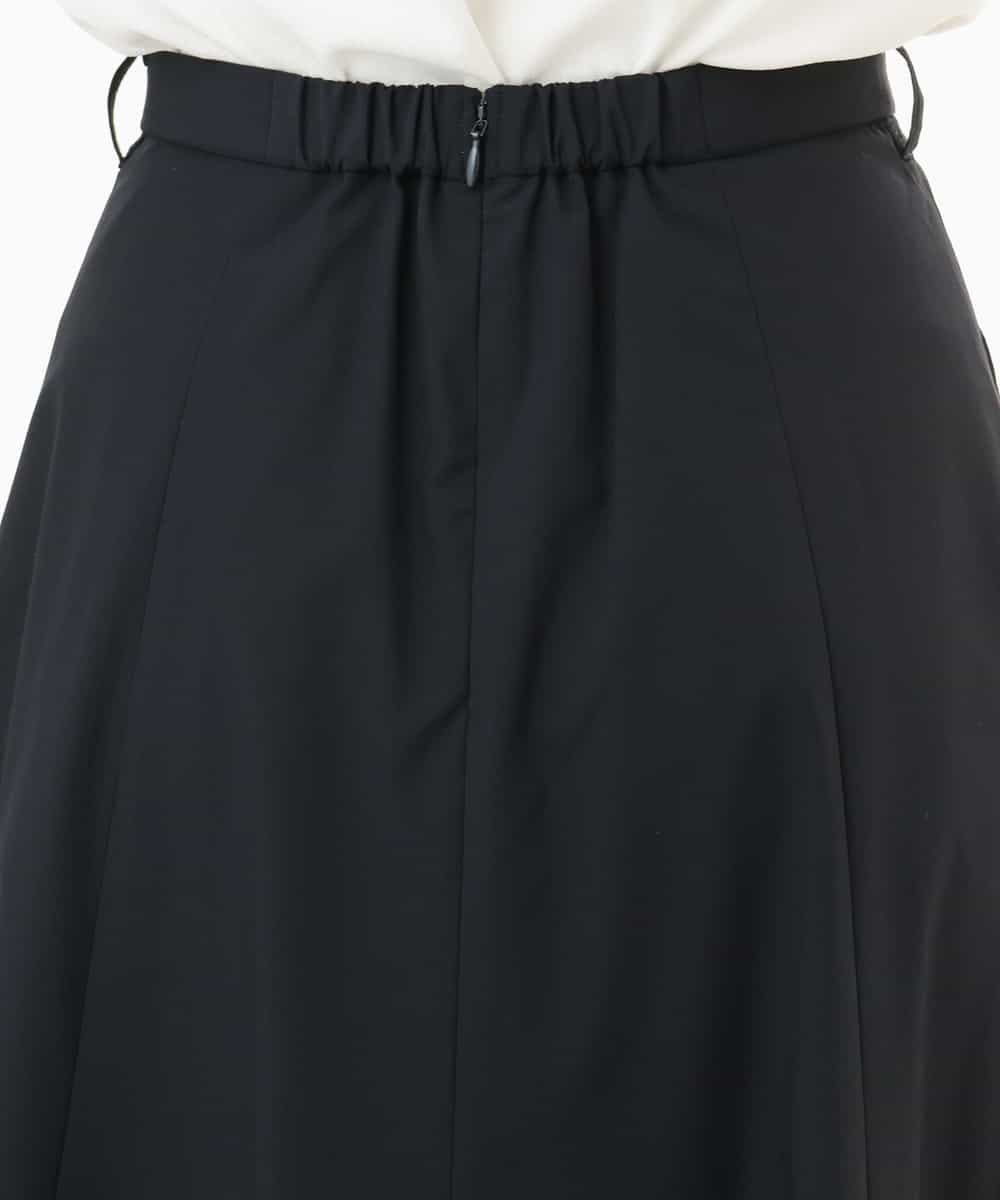 FIHHD27090 OFUON le MK(オフオン　ル　エムケー) ベルト付きフレアスカート/接触冷感/UVカット/洗える/セットアップ可 ネイビー