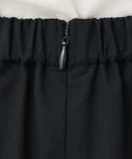 FIHHD27090 OFUON le MK(オフオン　ル　エムケー) ベルト付きフレアスカート/接触冷感/UVカット/洗える/セットアップ可 ネイビー