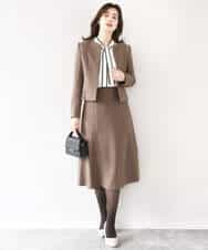 FIHJA52070 OFUON le MK(オフオン　ル　エムケー) [セットアップ対応]タックディティールスカート/洗える/WEB限定サイズあり ベージュ