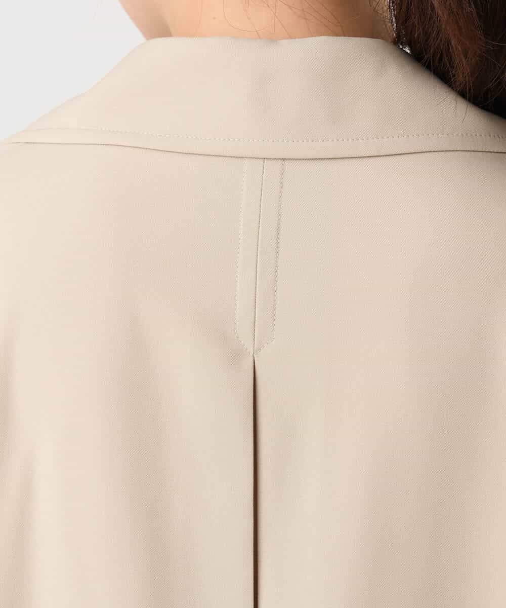 FIJFD08130 OFUON le MK(オフオン　ル　エムケー) ショート丈ツイルトレンチコート/洗える/WEB限定サイズあり ベージュ