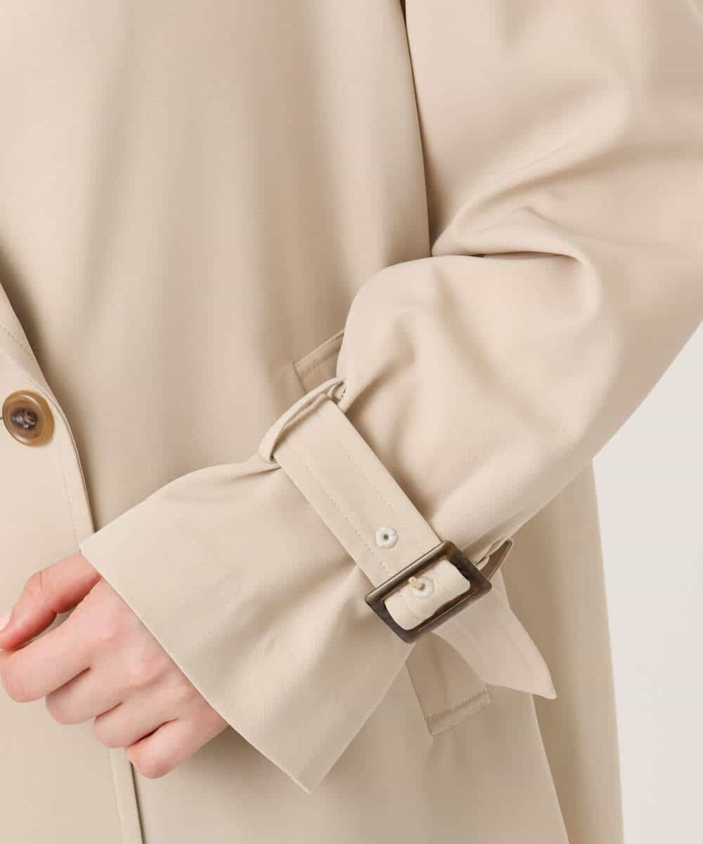 FIJFD08130 OFUON le MK(オフオン　ル　エムケー) ショート丈ツイルトレンチコート/洗える/WEB限定サイズあり ベージュ