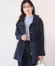 FIJFD09140 OFUON le MK(オフオン　ル　エムケー) スタンドカラーライトブルゾン/洗える/WEB限定サイズあり ベージュ