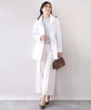 FIJFD09140 OFUON le MK(オフオン　ル　エムケー) スタンドカラーライトブルゾン/洗える/WEB限定サイズあり ベージュ