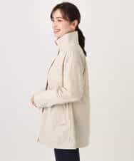 FIJFD09140 OFUON le MK(オフオン　ル　エムケー) スタンドカラーライトブルゾン/洗える/WEB限定サイズあり ベージュ