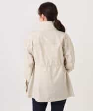 FIJFD09140 OFUON le MK(オフオン　ル　エムケー) スタンドカラーライトブルゾン/洗える/WEB限定サイズあり ベージュ