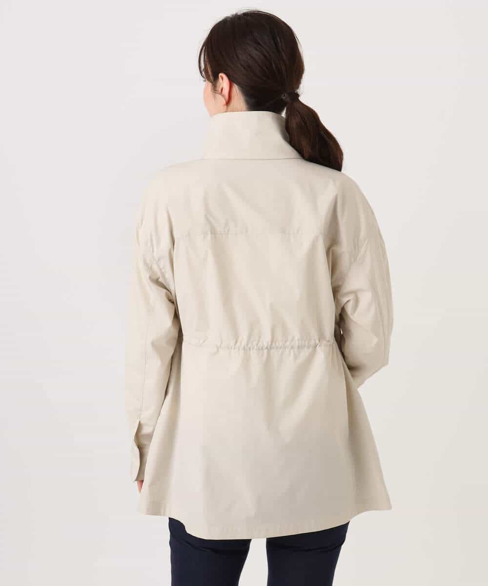 FIJFD09140 OFUON le MK(オフオン　ル　エムケー) スタンドカラーライトブルゾン/洗える/WEB限定サイズあり ベージュ