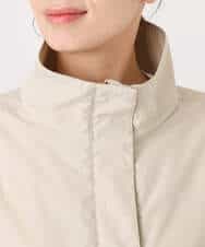 FIJFD09140 OFUON le MK(オフオン　ル　エムケー) スタンドカラーライトブルゾン/洗える/WEB限定サイズあり ベージュ