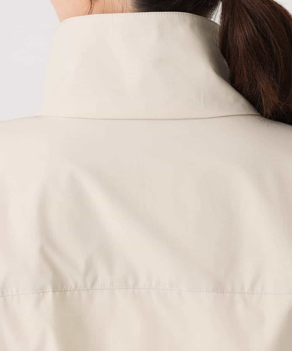 FIJFD09140 OFUON le MK(オフオン　ル　エムケー) スタンドカラーライトブルゾン/洗える/WEB限定サイズあり ベージュ