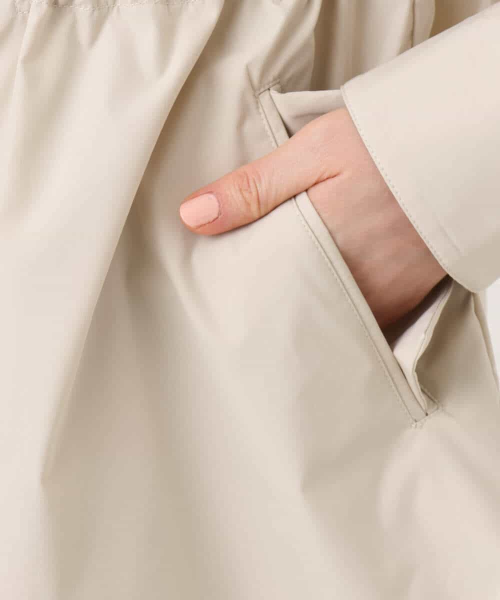 FIJFD09140 OFUON le MK(オフオン　ル　エムケー) スタンドカラーライトブルゾン/洗える/WEB限定サイズあり ベージュ