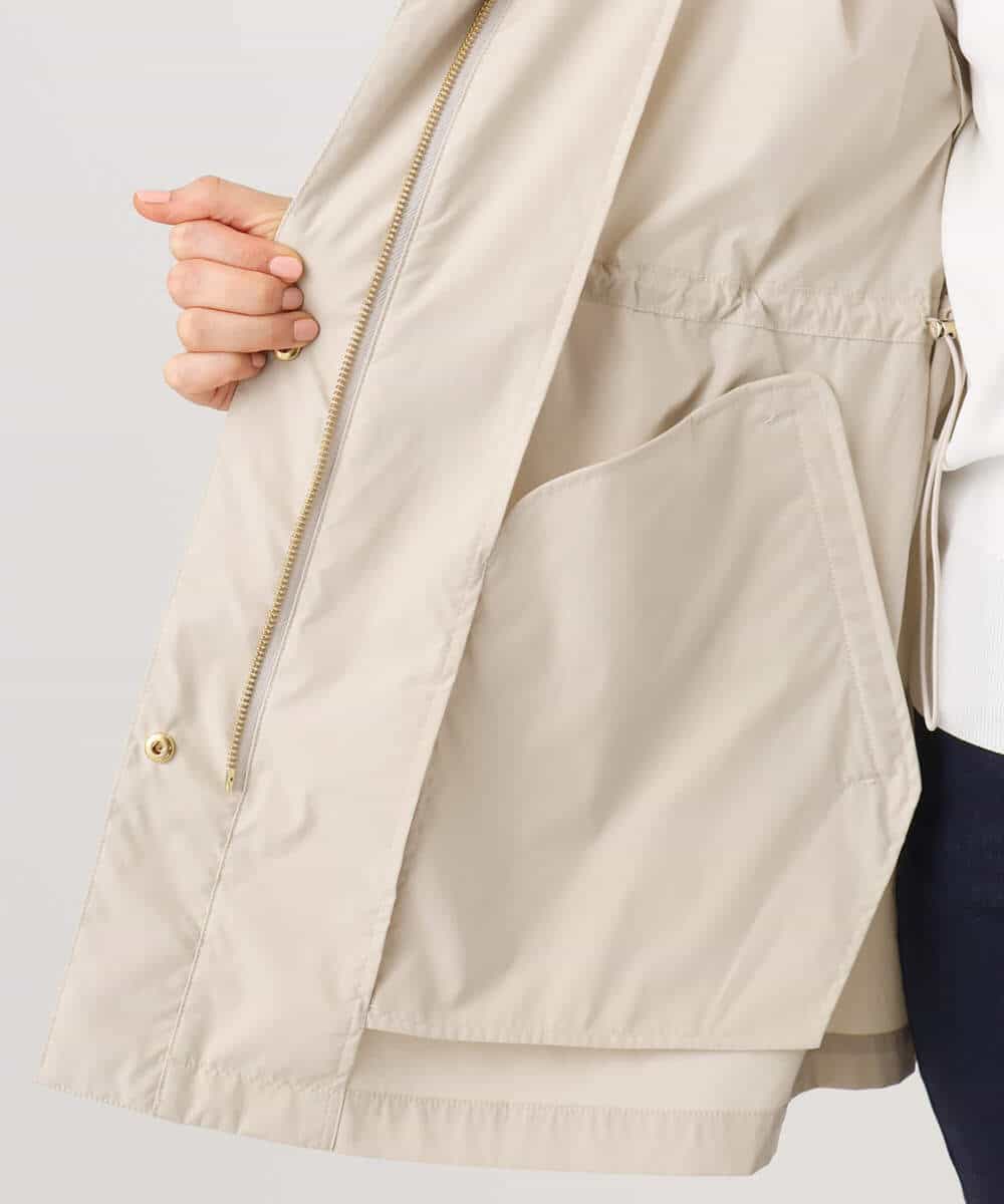 FIJFD09140 OFUON le MK(オフオン　ル　エムケー) スタンドカラーライトブルゾン/洗える/WEB限定サイズあり ベージュ
