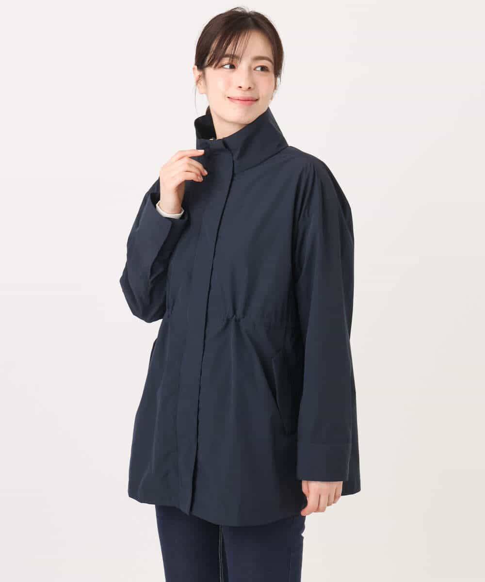 FIJFD09140 OFUON le MK(オフオン　ル　エムケー) スタンドカラーライトブルゾン/洗える/WEB限定サイズあり ベージュ