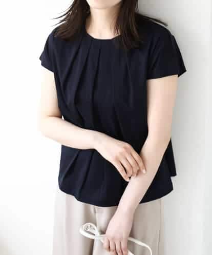FIKHA41054 OFUON le MK コットン天竺カットソー/洗える/WEB限定サイズあり