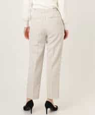 FILFD03090 OFUON le MK(オフオン　ル　エムケー) ダブルクロス テーパードパンツ/洗える ベージュ