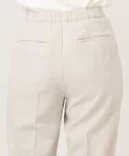 FILFD03090 OFUON le MK(オフオン　ル　エムケー) ダブルクロス テーパードパンツ/洗える ベージュ