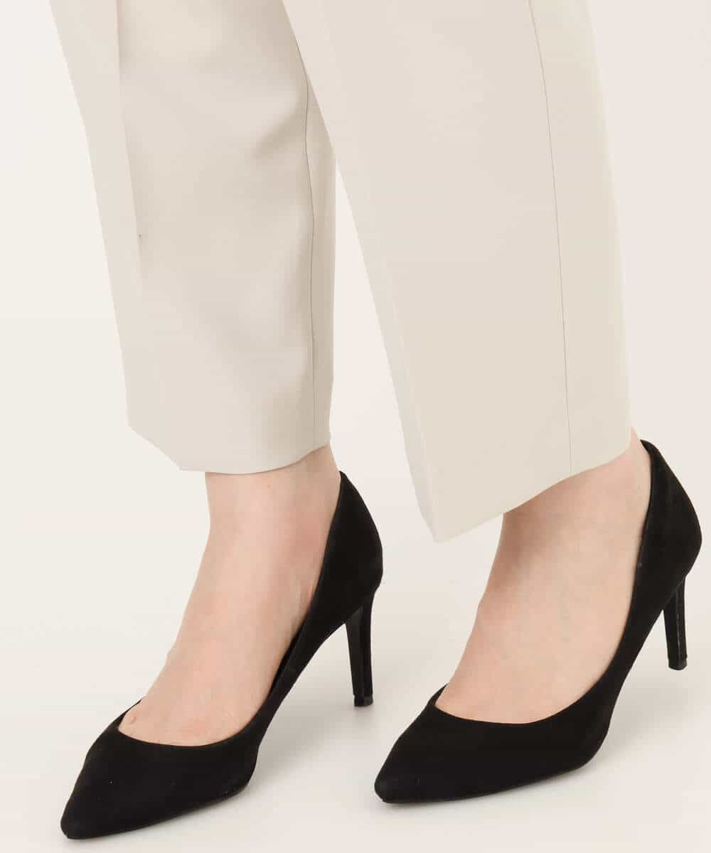 FILFD03090 OFUON le MK(オフオン　ル　エムケー) ダブルクロス テーパードパンツ/洗える ベージュ