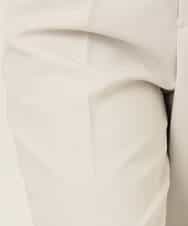 FILFD03090 OFUON le MK(オフオン　ル　エムケー) ダブルクロス テーパードパンツ/洗える ベージュ