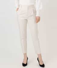 FILFD14080 OFUON le MK(オフオン　ル　エムケー) [名品シリーズ]ストレッチテーパードパンツ/洗える ライトベージュ