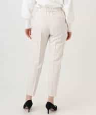 FILFD14080 OFUON le MK(オフオン　ル　エムケー) [名品シリーズ]ストレッチテーパードパンツ/洗える ライトベージュ