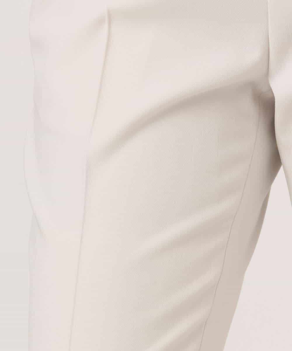 FILFD14080 OFUON le MK(オフオン　ル　エムケー) [名品シリーズ]ストレッチテーパードパンツ/洗える ライトベージュ