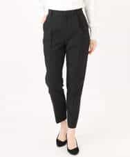 FILFD14080 OFUON le MK(オフオン　ル　エムケー) [名品シリーズ]ストレッチテーパードパンツ/洗える ライトベージュ