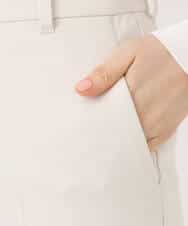 FILFD15090 OFUON le MK(オフオン　ル　エムケー) [名品シリーズ]ストレッチワイドパンツ/洗える ライトベージュ