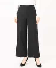 FILFD15090 OFUON le MK(オフオン　ル　エムケー) [名品シリーズ]ストレッチワイドパンツ/洗える ライトベージュ