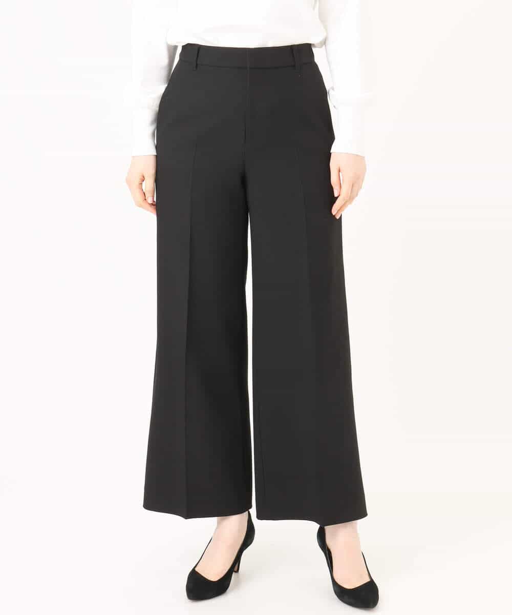 FILFD15090 OFUON le MK(オフオン　ル　エムケー) [名品シリーズ]ストレッチワイドパンツ/洗える ライトベージュ