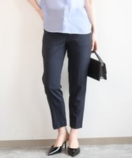 FILGA31080 OFUON le MK(オフオン　ル　エムケー) [セットアップ対応]センタープレステーパードパンツ/洗える グレー